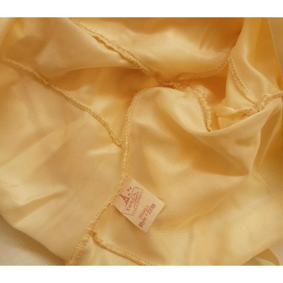 🌻Vintage 60's retro Tosca Lingerie Babydoll Cream Nightgown Slip Small - Picture 8 of 8